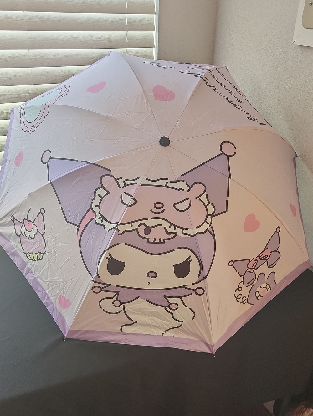 **Sanrio Kuromi Pink Character Umbrella